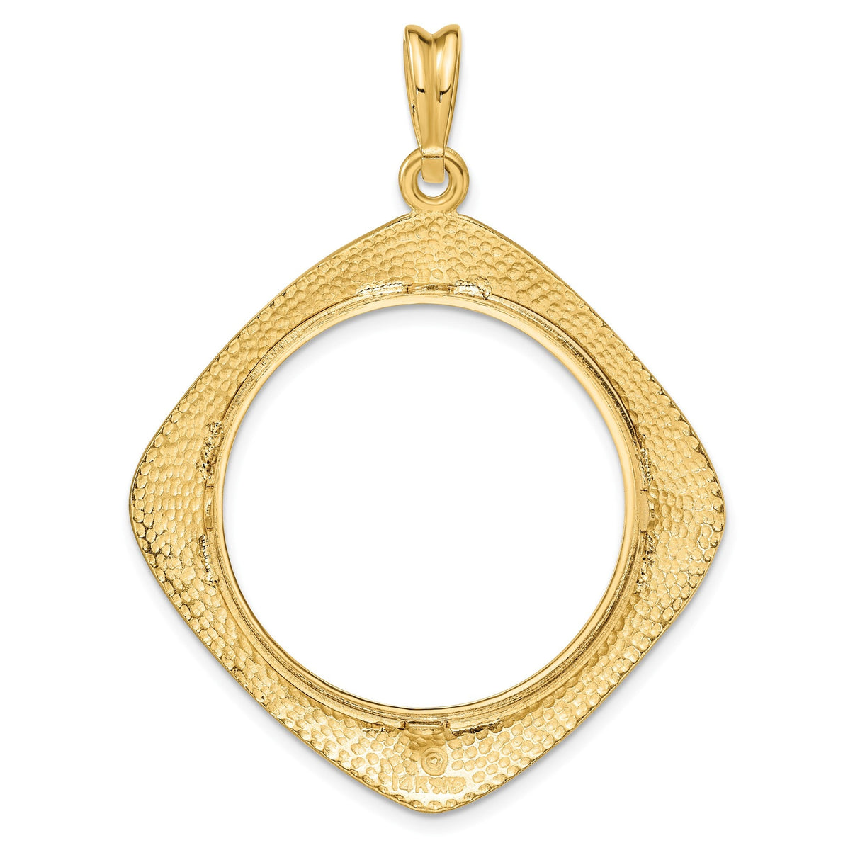 27 mm 14k Yellow Gold coin bezel for 27 mm Coin — additional image