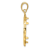 27 mm 14k Yellow Gold coin bezel for 27 mm Coin — alternate view
