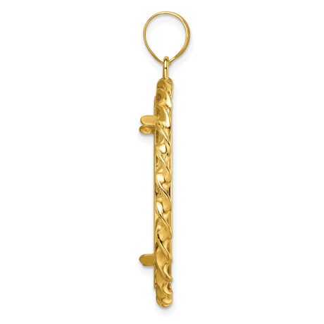 27 mm 14k Yellow Gold coin bezel for 27 mm Coin — alternate view