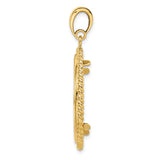 27 mm 14k Yellow Gold coin bezel for 27 mm Coin — alternate view