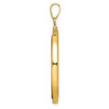 27 mm 14k Yellow Gold coin bezel for 27 mm Coin — alternate view