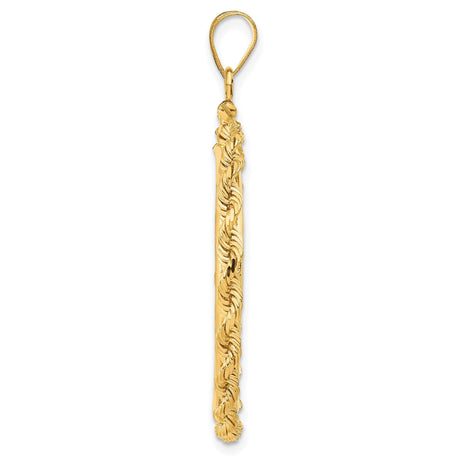 27 mm 14k Yellow Gold coin bezel for 27 mm Coin — alternate view