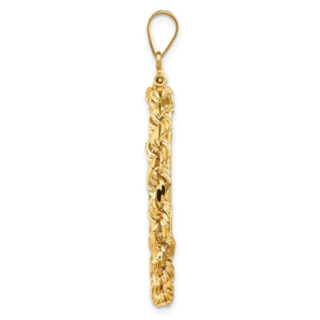 27 mm 14k Yellow Gold coin bezel for 27 mm Coin — alternate view