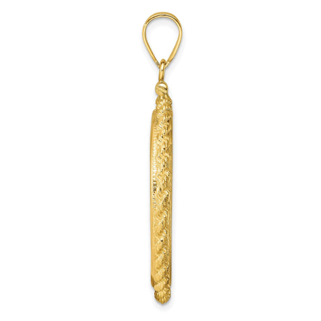 27 mm 14k Yellow Gold coin bezel for 27 mm Coin — alternate view