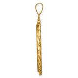28 mm 14k Yellow Gold coin bezel for 27.5 mm Coin — alternate view