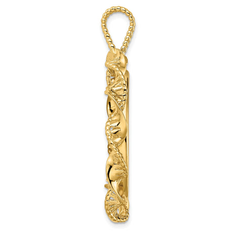 28 mm 14k Yellow Gold coin bezel for 27.5 mm Coin — alternate view