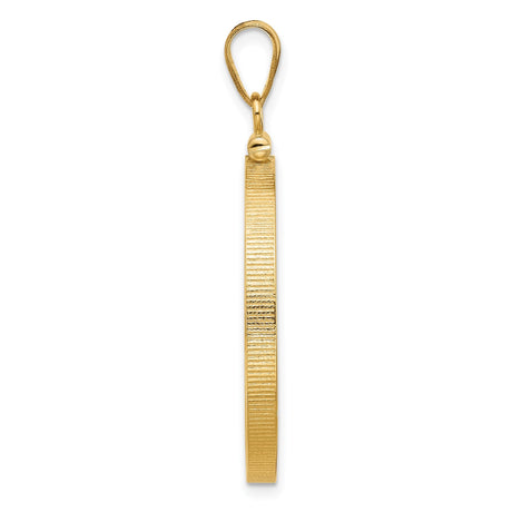 28 mm 14k Yellow Gold coin bezel for 27.5 mm Coin — alternate view