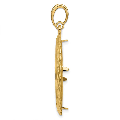 28 mm 14k Yellow Gold coin bezel for 27.5 mm Coin — alternate view