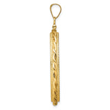 30 mm 14k Yellow Gold coin bezel for 30 mm Coin — alternate view