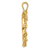 30 mm 14k Yellow Gold coin bezel for 30 mm Coin — alternate view