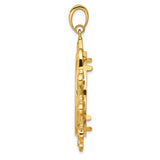 30 mm 14k Yellow Gold coin bezel for 30 mm Coin — alternate view