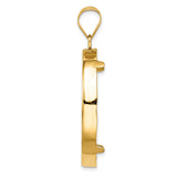 30 mm 14k Yellow Gold coin bezel for 30 mm Coin — alternate view