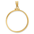 30 mm 14k Yellow Gold coin bezel for 30 mm Coin