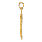 30 mm 14k Yellow Gold coin bezel for 30 mm Coin — alternate view