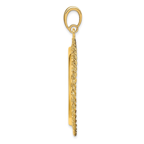 30 mm 14k Yellow Gold coin bezel for 30 mm Coin — alternate view