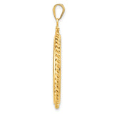 30 mm 14k Yellow Gold coin bezel for 30 mm Coin — alternate view