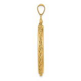 30 mm 14k Yellow Gold coin bezel for 30 mm Coin — alternate view