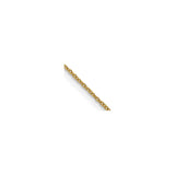 14K Yellow Gold 0.8 mm Polished Chain Necklace, Solid detail view