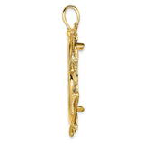 32 mm 14k Yellow Gold coin bezel for 32 mm Coin — alternate view