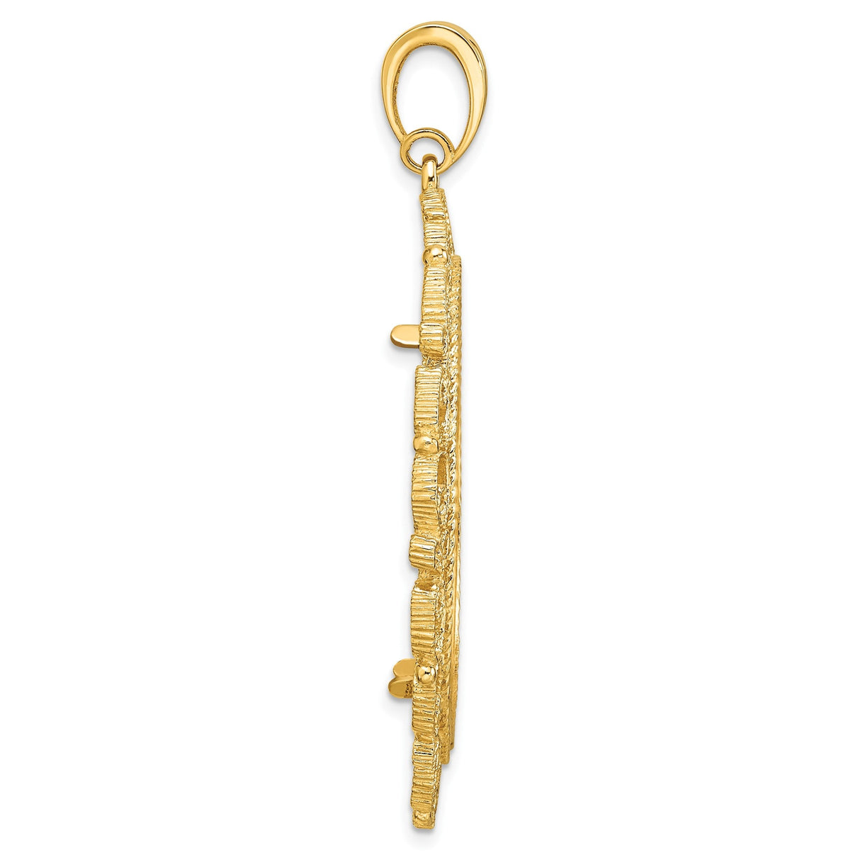 32 mm 14k Yellow Gold coin bezel for 32 mm Coin — alternate view