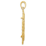 32 mm 14k Yellow Gold coin bezel for 32 mm Coin — alternate view
