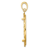 32 mm 14k Yellow Gold coin bezel for 32 mm Coin — alternate view