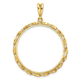 32 mm 14k Yellow Gold coin bezel for 32 mm Coin — additional image