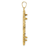 32 mm 14k Yellow Gold coin bezel for 32 mm Coin — alternate view
