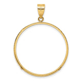 32 mm 14k Yellow Gold coin bezel for 32 mm Coin — additional image
