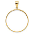 32 mm 10k Yellow Gold coin bezel for 32 mm Coin