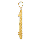32 mm 14k Yellow Gold coin bezel for 32 mm Coin — alternate view