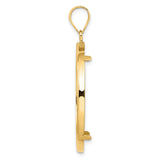 32 mm 14k Yellow Gold coin bezel for 32 mm Coin — alternate view