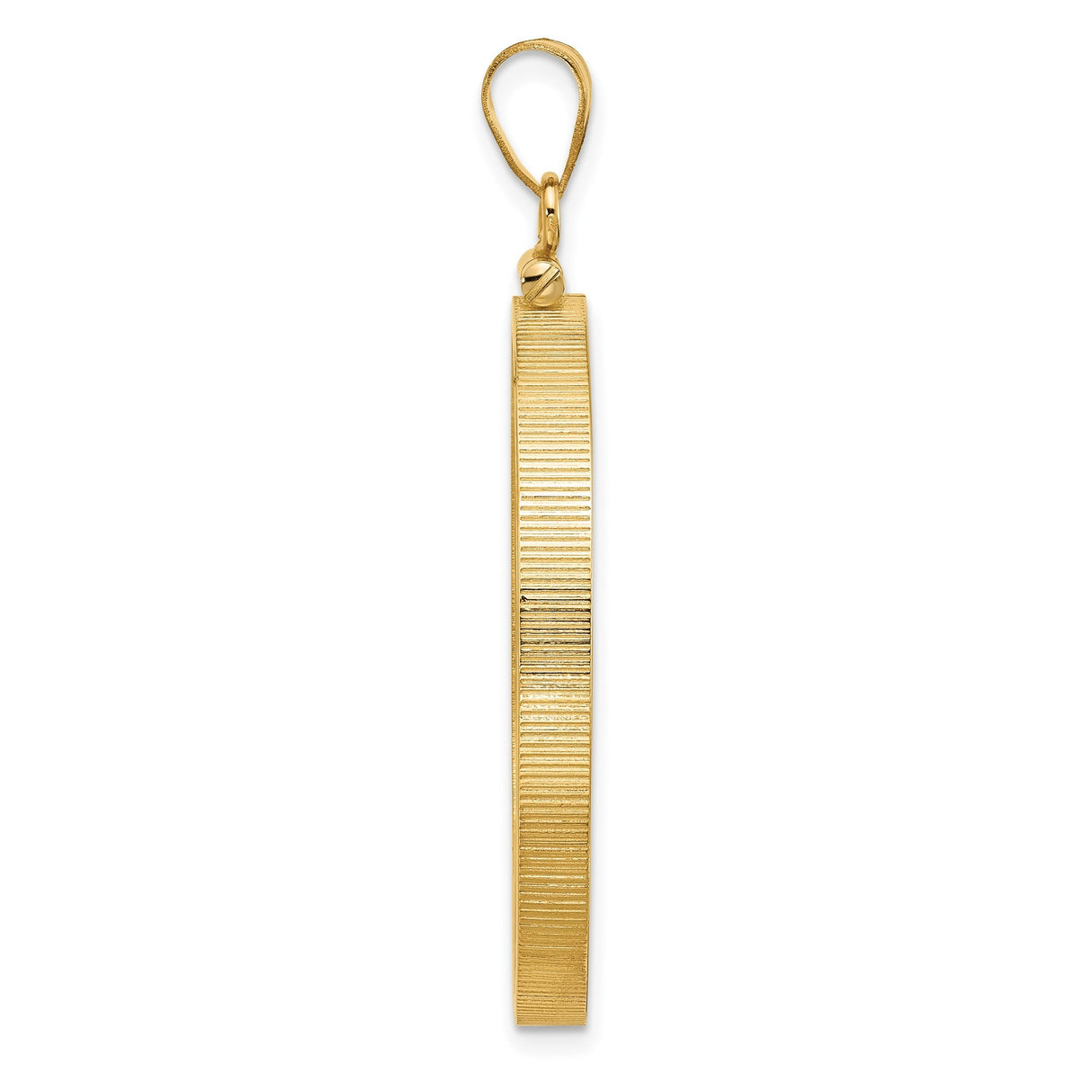 32 mm 14k Yellow Gold coin bezel for 32 mm Coin — alternate view