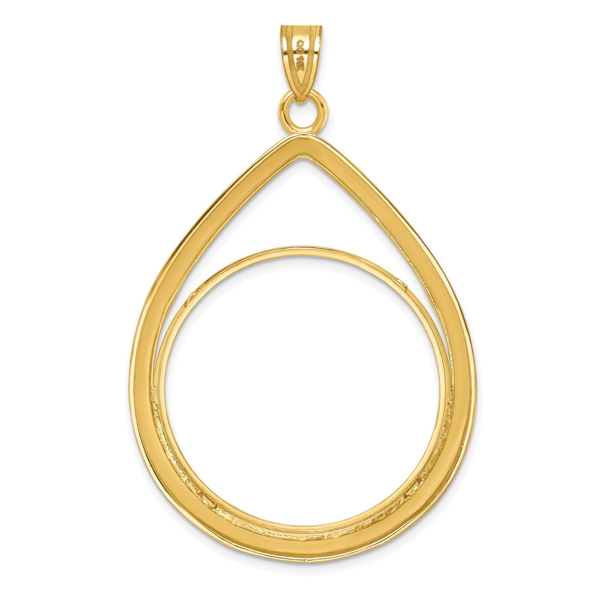 32 mm 14k Yellow Gold coin bezel for 32 mm Coin — additional image
