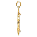 32 mm 14k Yellow Gold coin bezel for 32 mm Coin — alternate view