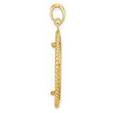 32 mm 14k Yellow Gold coin bezel for 32 mm Coin — alternate view