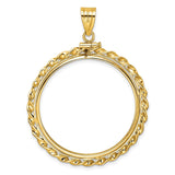 32 mm 14k Yellow Gold coin bezel for 32 mm Coin — additional image