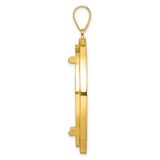 33 mm 14k Yellow Gold coin bezel for 32.7 mm Coin — alternate view