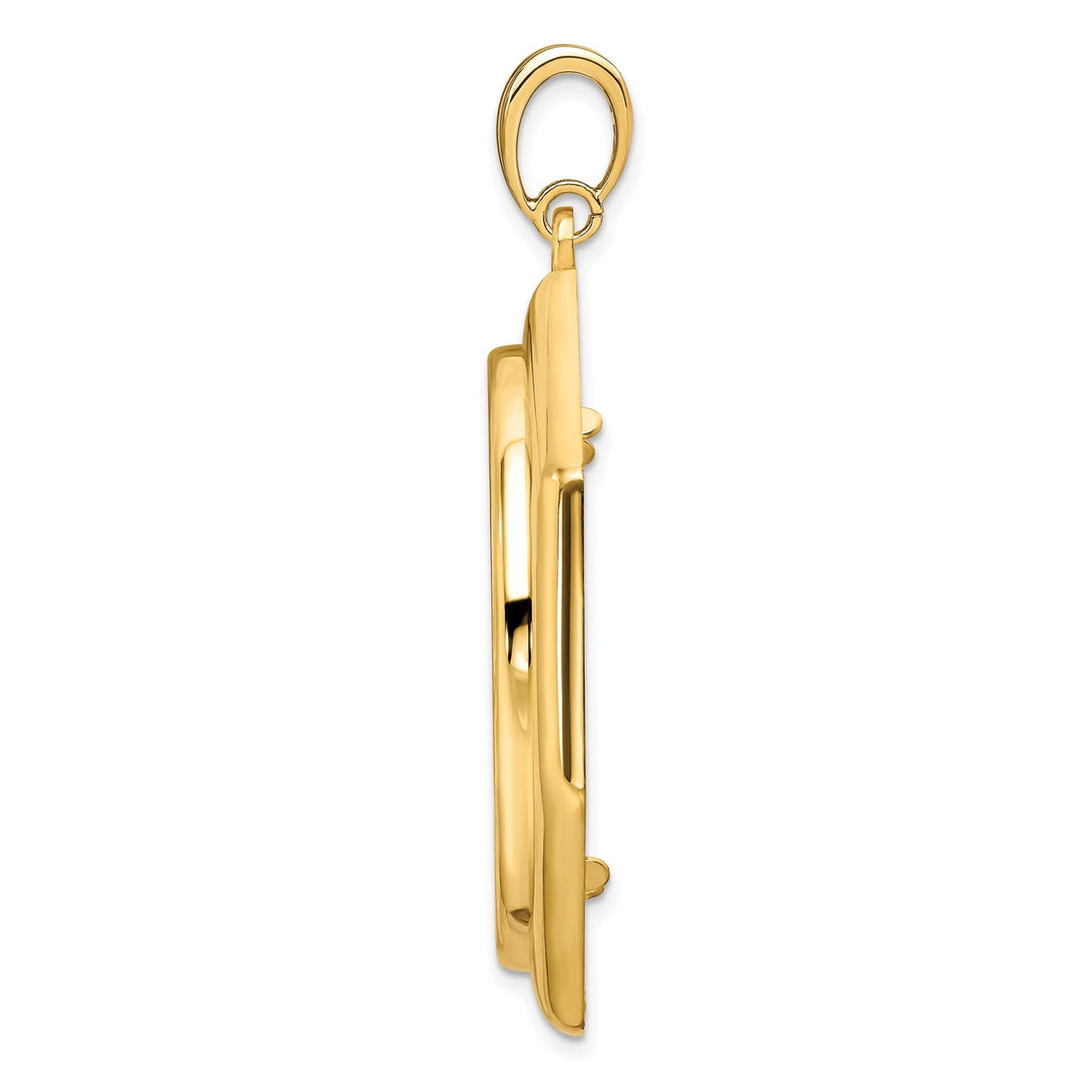 33 mm 14k Yellow Gold coin bezel for 32.7 mm Coin — alternate view