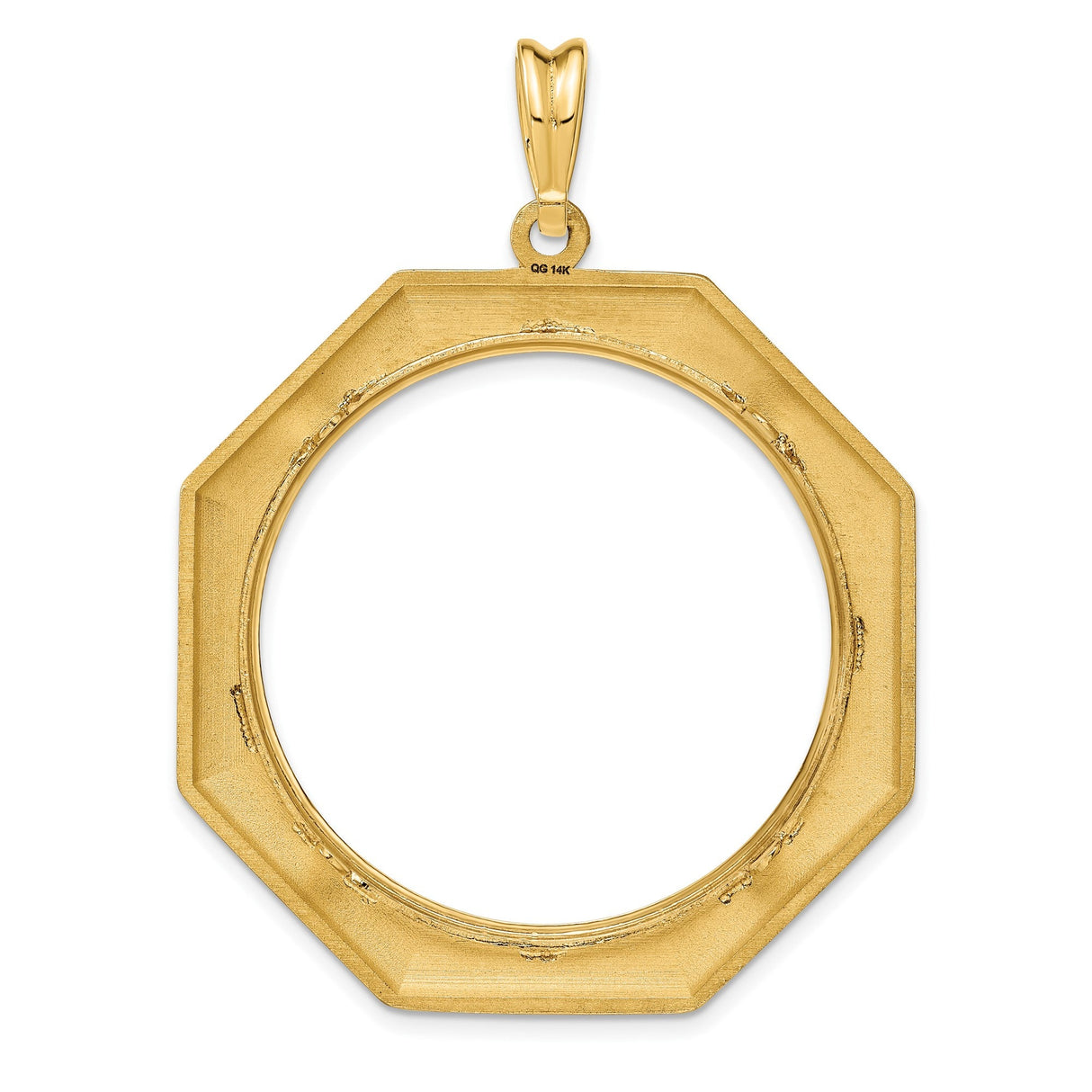 33 mm 14k Yellow Gold coin bezel for 32.7 mm Coin — additional image