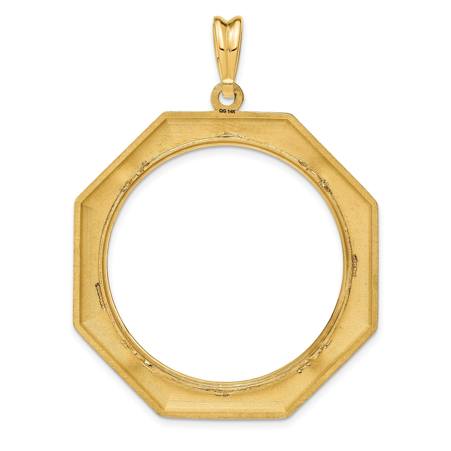 33 mm 14k Yellow Gold coin bezel for 32.7 mm Coin — additional image