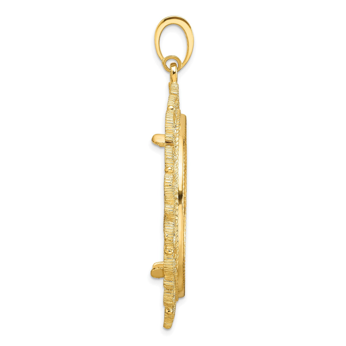 33 mm 14k Yellow Gold coin bezel for 32.7 mm Coin — alternate view
