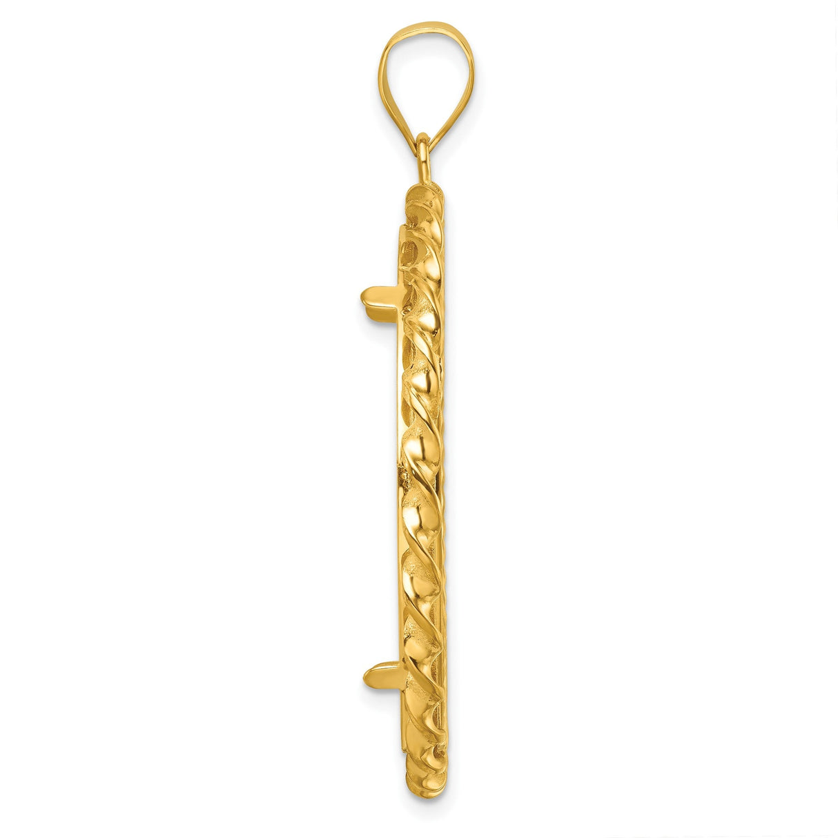 33 mm 14k Yellow Gold coin bezel for 32.7 mm Coin — alternate view