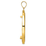 33 mm 14k Yellow Gold coin bezel for 32.7 mm Coin — alternate view