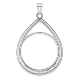 33 mm 14k White Gold coin bezel for 32.7 mm Coin — additional image