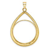 33 mm 14k Yellow Gold coin bezel for 32.7 mm Coin — additional image