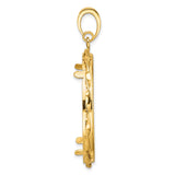 33 mm 14k Yellow Gold coin bezel for 32.7 mm Coin — alternate view