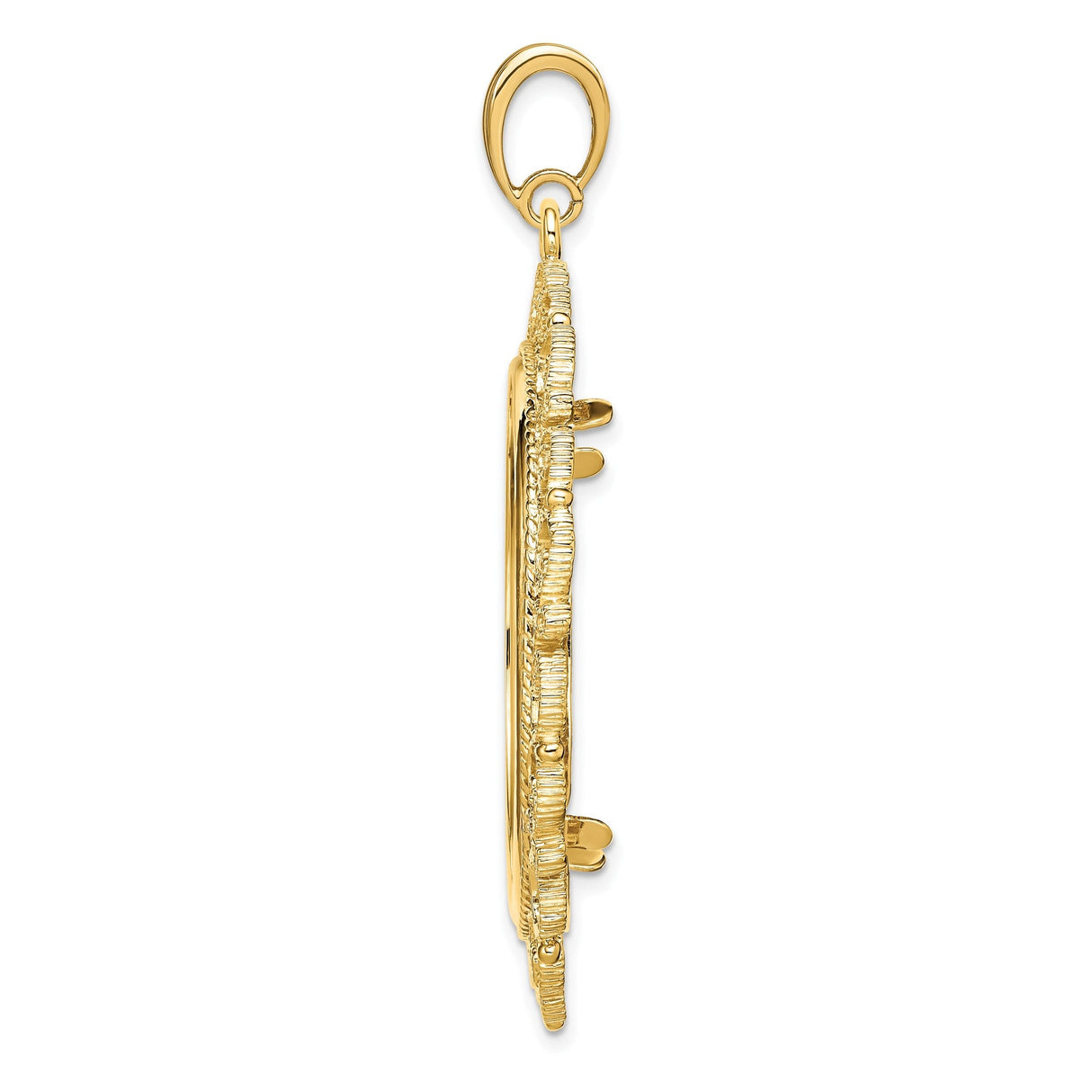 33 mm 14k Yellow Gold coin bezel for 32.7 mm Coin — alternate view