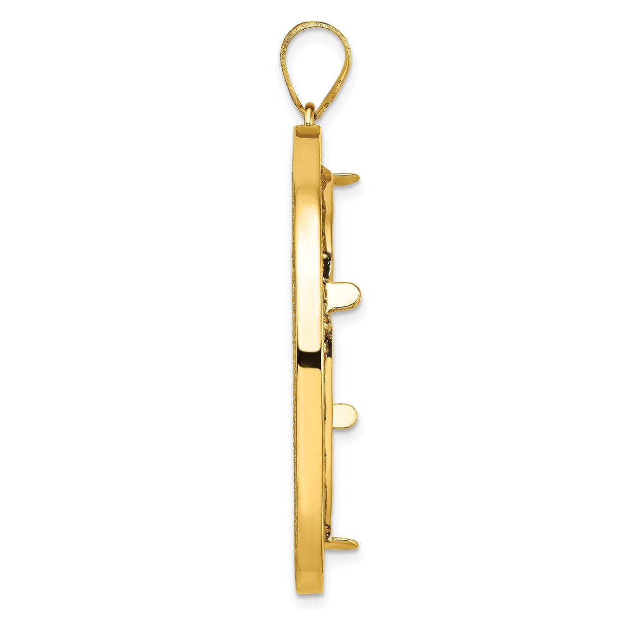 33 mm 14k Yellow Gold coin bezel for 32.7 mm Coin — alternate view