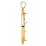 33 mm 14k Yellow Gold coin bezel for 32.7 mm Coin — alternate view